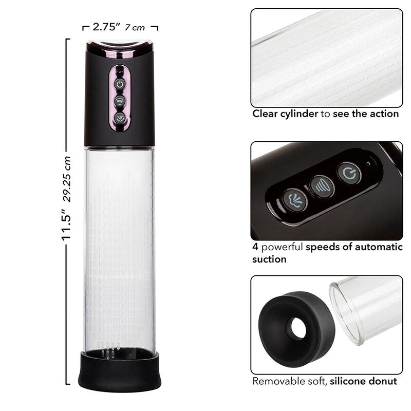 Pompe Stimulante Peak Automatique 4 Vitesses Noire - CalExotics