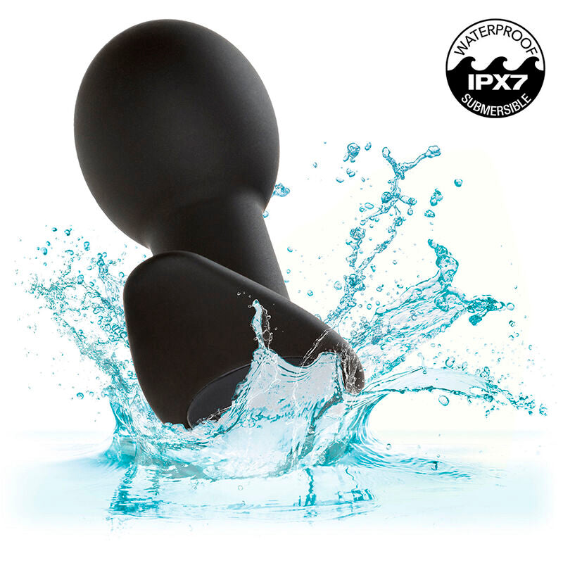 Plug Anal Vibrant Rock Bottom 10 Vibrations Noir - CalExotics