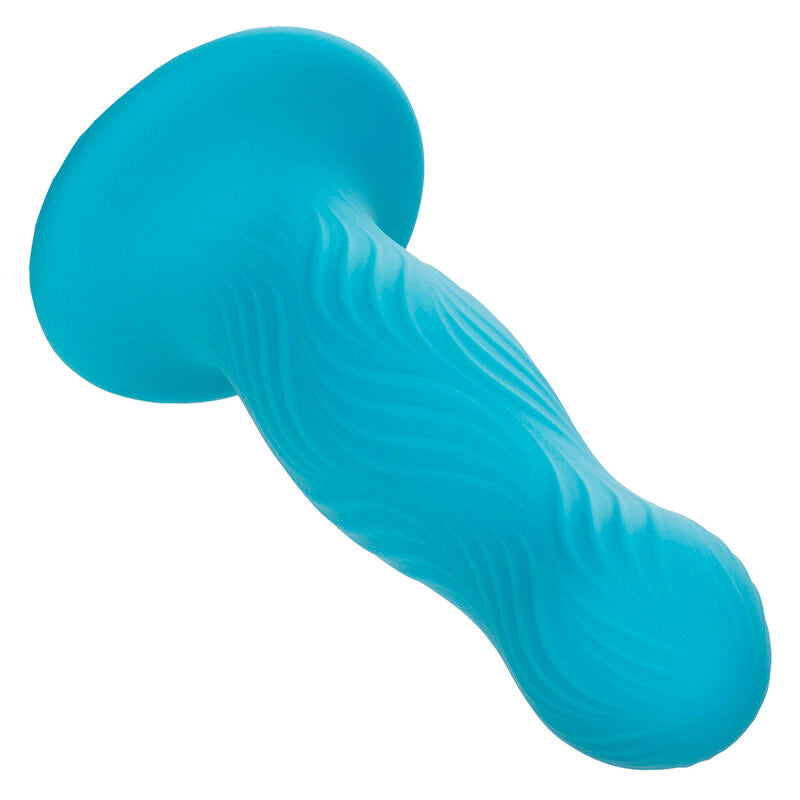 Plug Anal Ondulé Wave Rider Swell Bleu - CalExotics