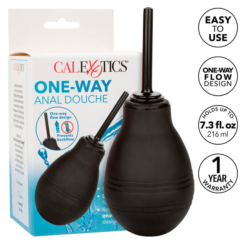 Poire Intime Anale One-Way 216ml Noir - Calexotics