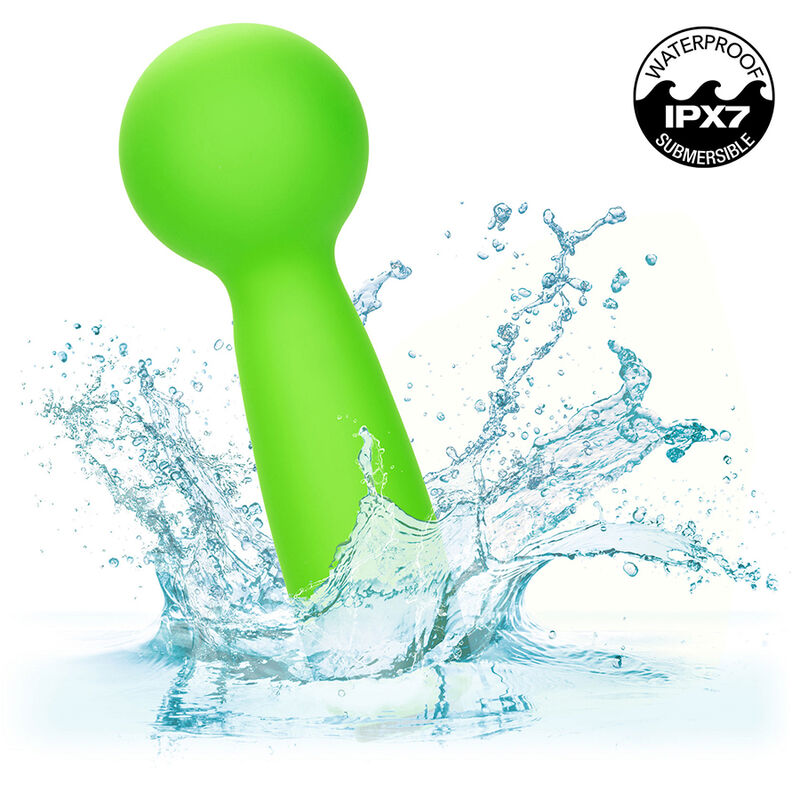 Mini Vibromasseur Neon Vibes The Bubbly Vibe Vert - Calexotics