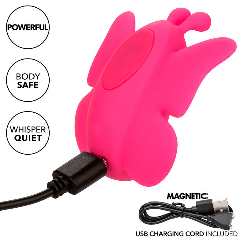 Vibromasseur Culotte Neon Vibes Flutter Vibe Rose - Calexotics