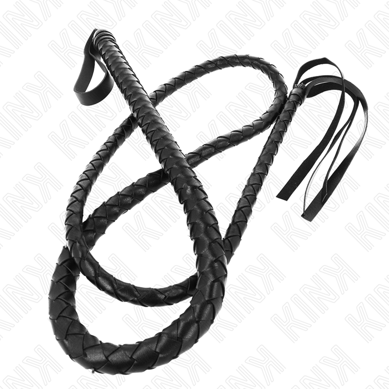 KINK - Fouet BullWhip BDSM Noir - 210 cm