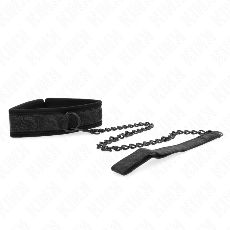 Collier BDSM Basic avec Laisse 77cm Ajustable - KINK - KINK COLLAR & GAG