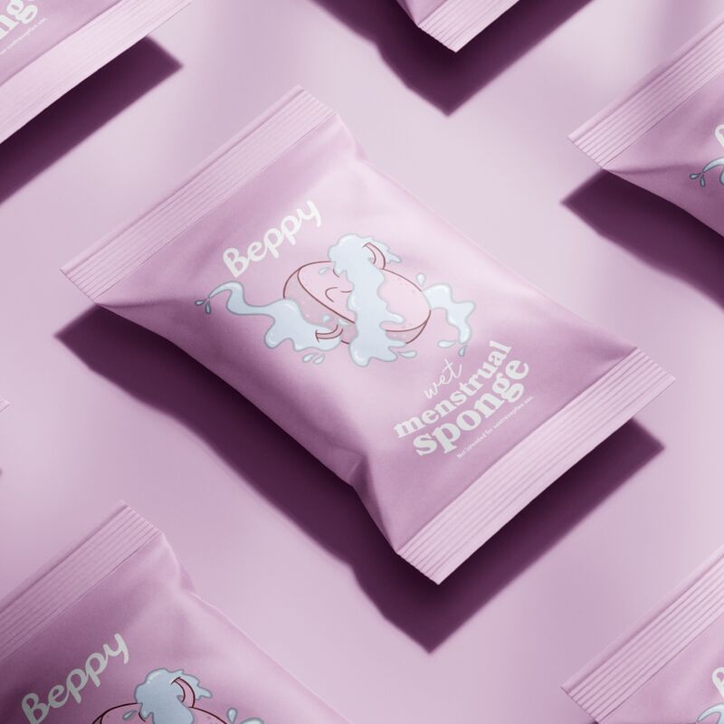 Beppy - Éponges Menstruelles Soft + Comfort WET - Boîte de 8