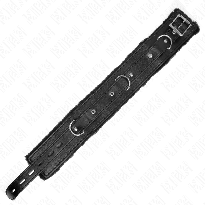 Collier avec Laisse KINK 65cm Restrictions Noir 36-42cm - KINK - KINK COLLAR & GAG
