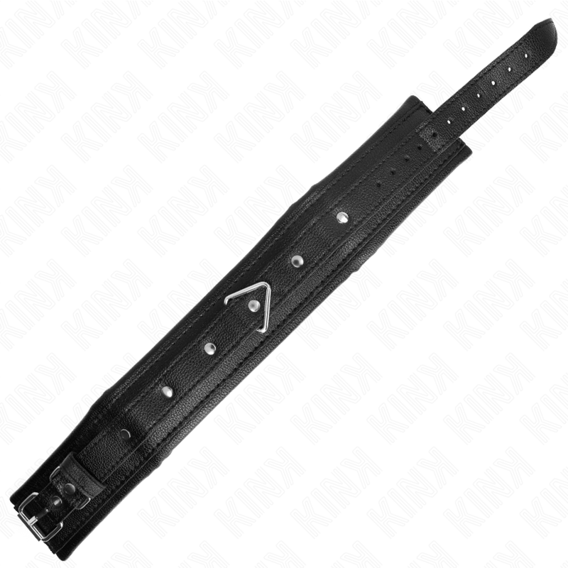 Collier Bondage avec Bracelet Imitation Cuir Réglable - Kink - KINK COLLAR & GAG