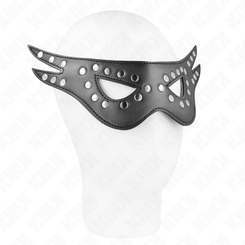 Masque sexy en cuirette modèle 1 27x13 cm - Kink - KINK MASKED ALLURE