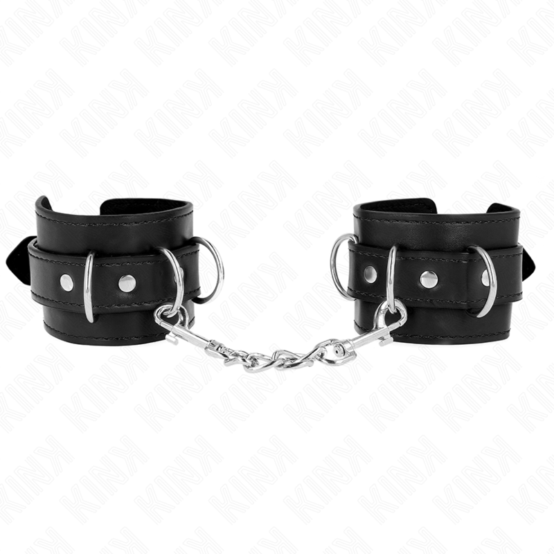 Menottes Ajustables Noires 3 Bracelets de Poignet - KINK - KINK WRIST RESTRAINT