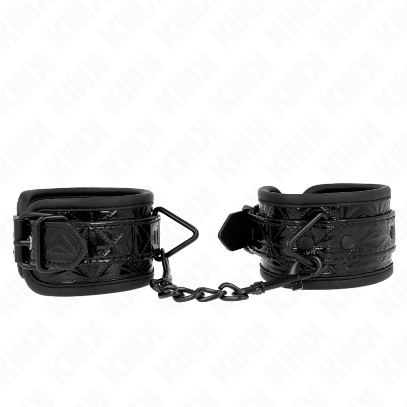 Menottes Poignet Diamant Noir Ajustable 17-26cm - KINK - KINK WRIST RESTRAINT