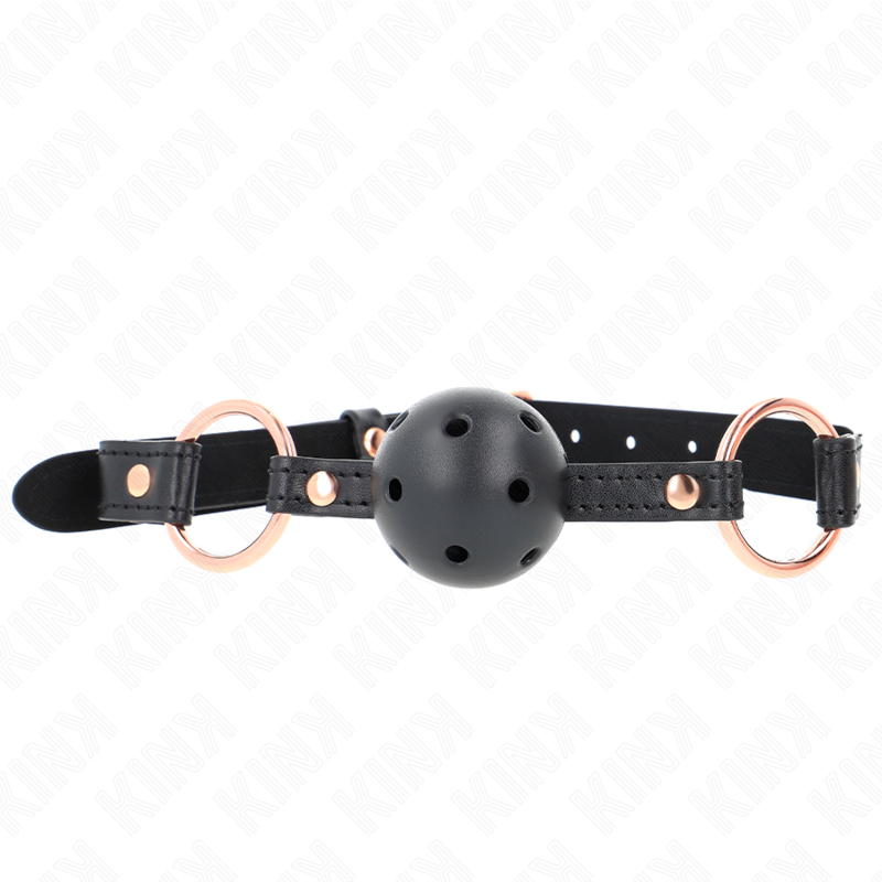 Balle gag premium TPE 4 cm avec sac 60 x 2 cm - Kink - KINK COLLAR & GAG