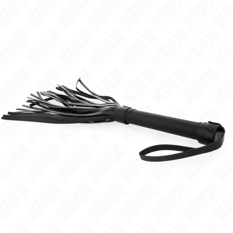 KINK - Fouet BDSM Noir en Néoprène - 48,5 cm