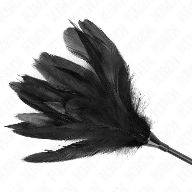 Plumeau Sensuel Plumes Chatouillées Volant 48cm - KINK - KINK IMPACT & TOUCH