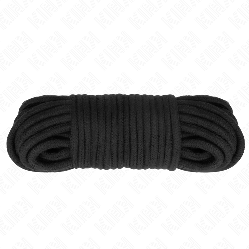 Kink - Corde Bondage en Coton 20m - Noir
