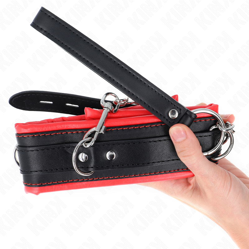 Collier BDSM Lourd avec Ceinture 65cm Modèle 3 Réglable - KINK - KINK COLLAR & GAG