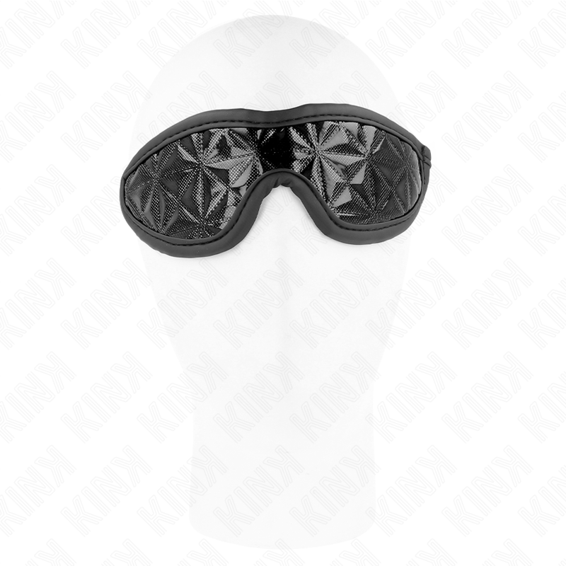 Kink - Masque intégral BDSM avec motif diamant - Noir