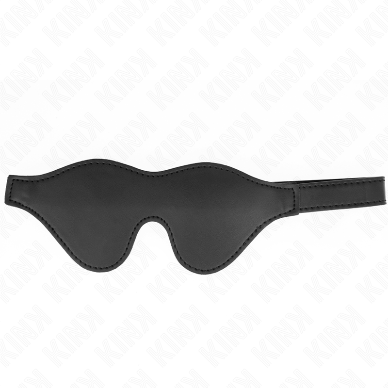 Kink - Masque intégral réglable BDSM en cuir végan - Noir