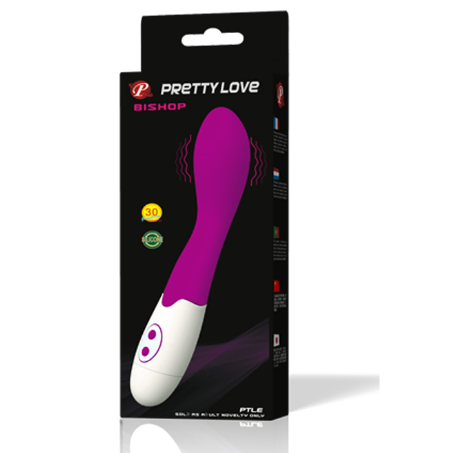 Vibromasseur Pretty Love Bishop Lilas et Blanc - Pretty Love