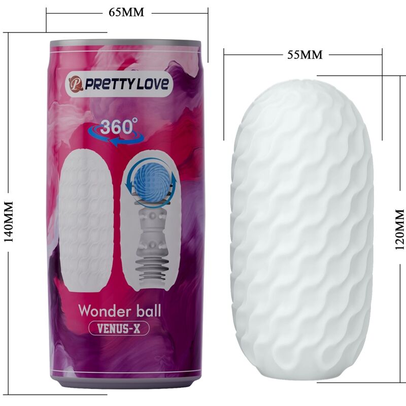 Masturbateur Masculin Venus X Modèle 3 Blanc - Pretty Love