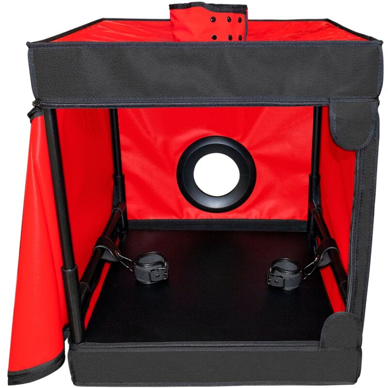 Secret Dome - Cabine BDSM Contrainte Bukkake - Rouge et Noir