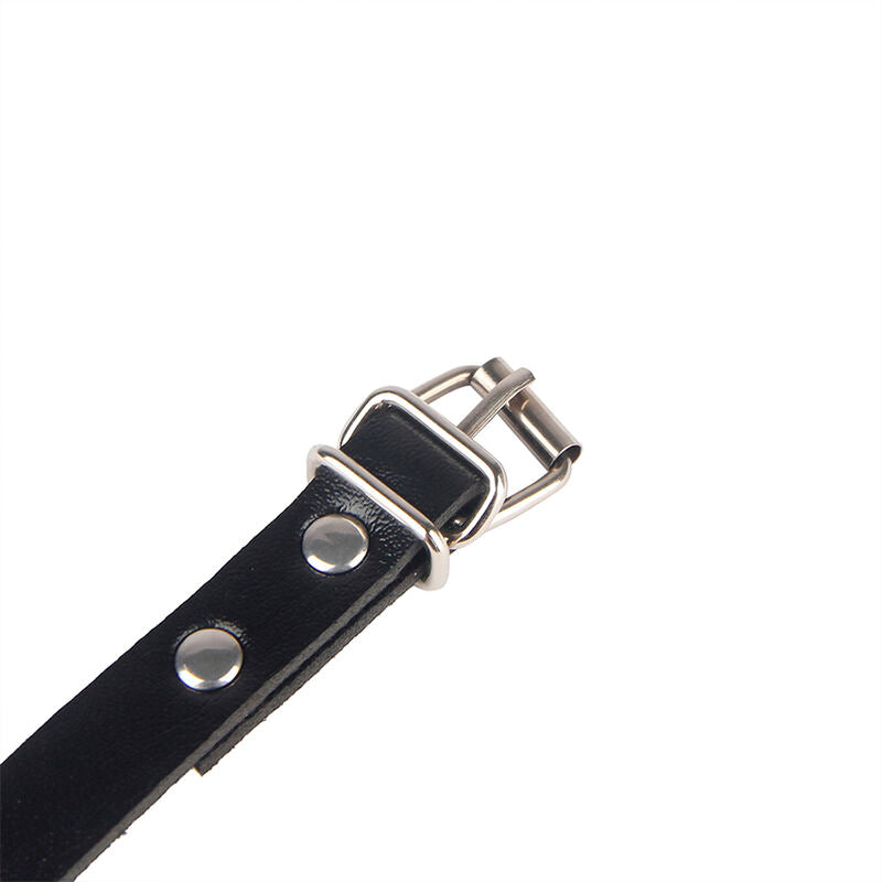 Menottes avec ceinture de bondage noire taille unique - Subblime - SUBBLIME FETISH