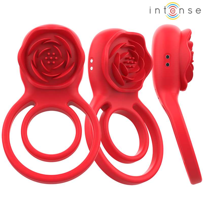 Stimulateur Clitoridien Gail Rose Rouge Télécommandé - Intense
