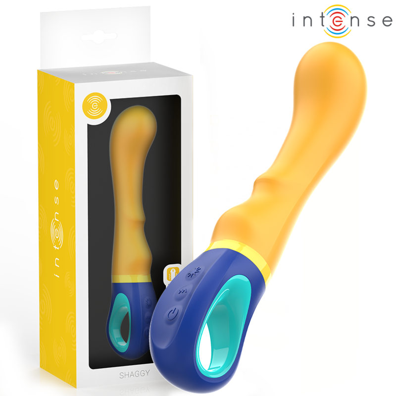 Vibrateur Point G Shaggy Jaune - Intense