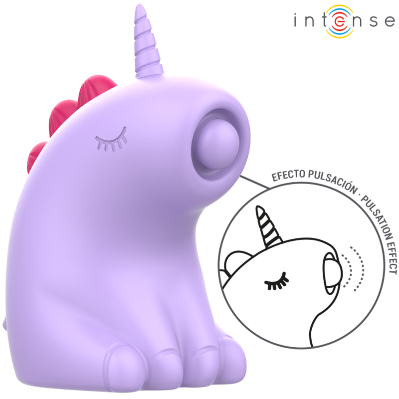 Stimulateur Clitoridien Sweetie Tongue Licorne Rose - Intense