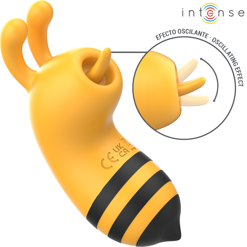 Stimulateur Clitoridien Maya Forme Abeille Jaune - INTENSE