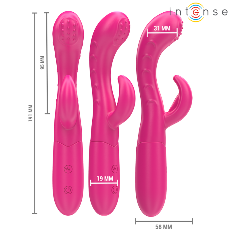 Stimulateur Clitoridien Amara Langue Vibrante Rose - Intense