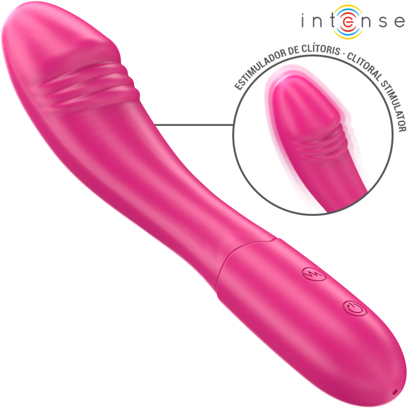 Vibromasseur Belinda Flexible 19cm Rose - Intense