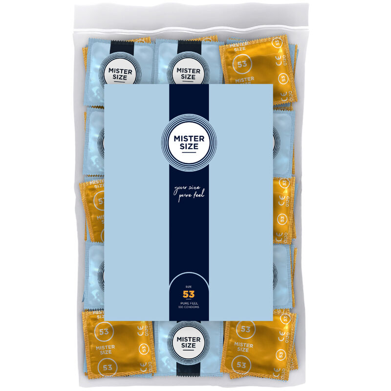 Préservatifs taille M 53 mm lot de 100 - Mister Size - MISTER SIZE