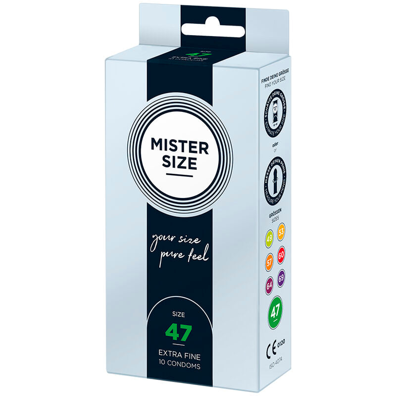 Préservatifs taille XS 47 mm boîte de 10 - Mister Size - MISTER SIZE