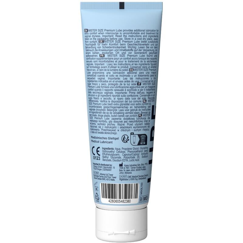 Lubrifiant premium à base d'eau 100 ml - Mister Size - MISTER SIZE