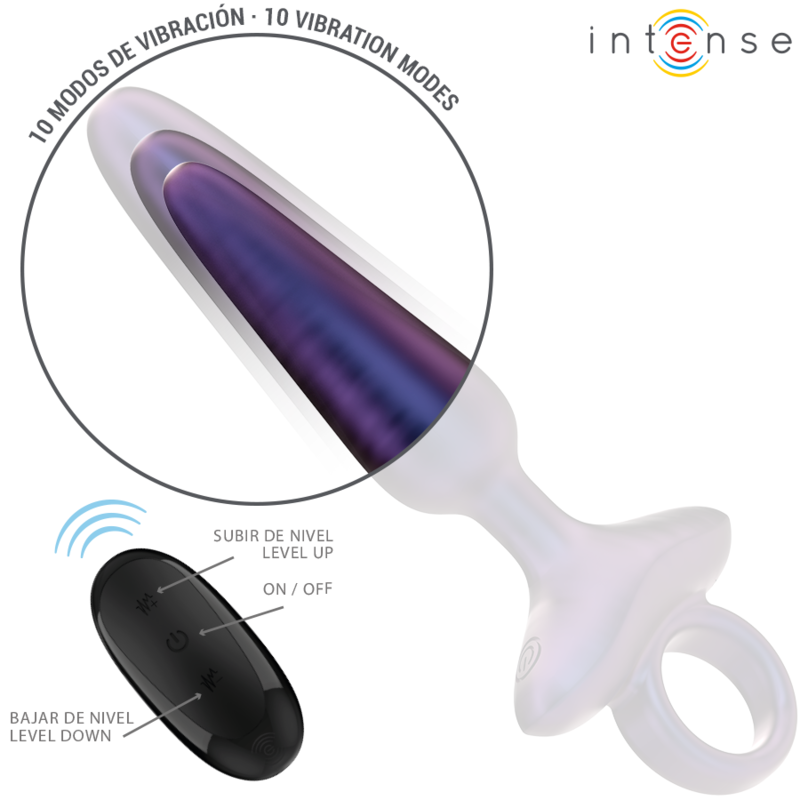 Plug Anal Vibrant Marlon avec Télécommande - Intense