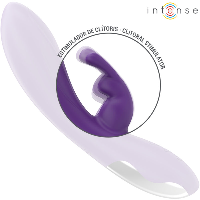 Vibrateur Rabbit Randall Silicone 10 Vibrations Violet - Intense