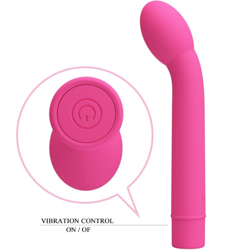 Vibrateur Point G Logan 10 Vibrations Rose - Pretty Love