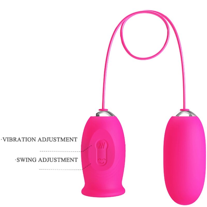 Oeuf Vibrant Pretty Love Double Stimulation Rose - Pretty Love