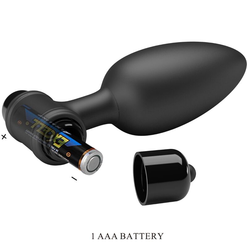 Plug Anal Vibrant 10 Modes Noir - Pretty Love