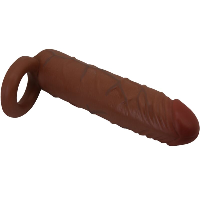 Anneau Pénien Pretty Love avec Plug Anal Vibrant - Marron