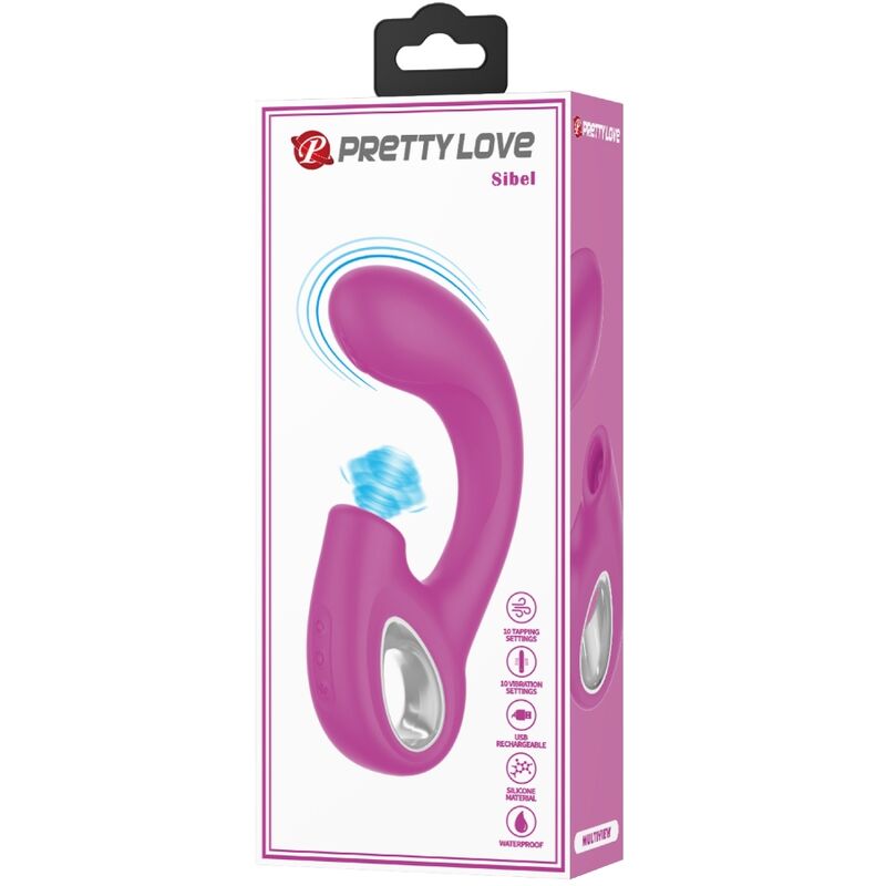 Stimulateur Double Sibel Violet - Pretty Love