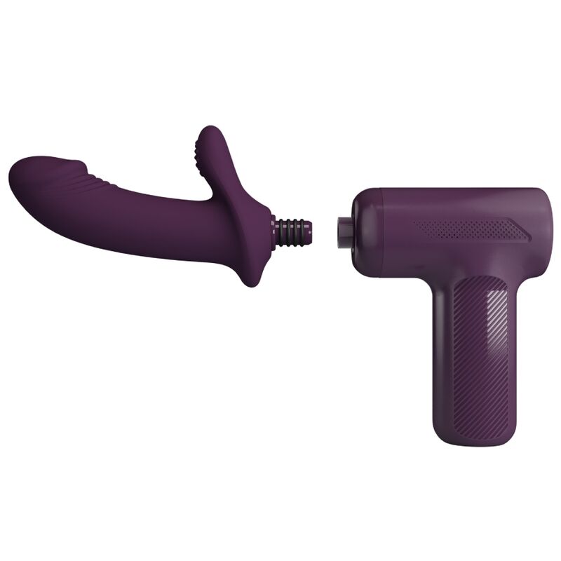 Pistolet de Massage DJ Scholar 5 Réglages Violet - Pretty Love