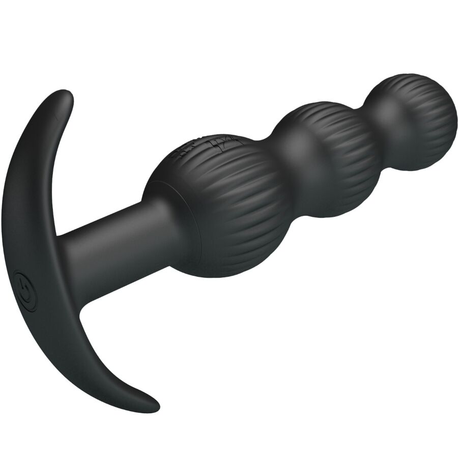 Vibrateur Anal Sidney 10 Vibrations Noir - Pretty Love