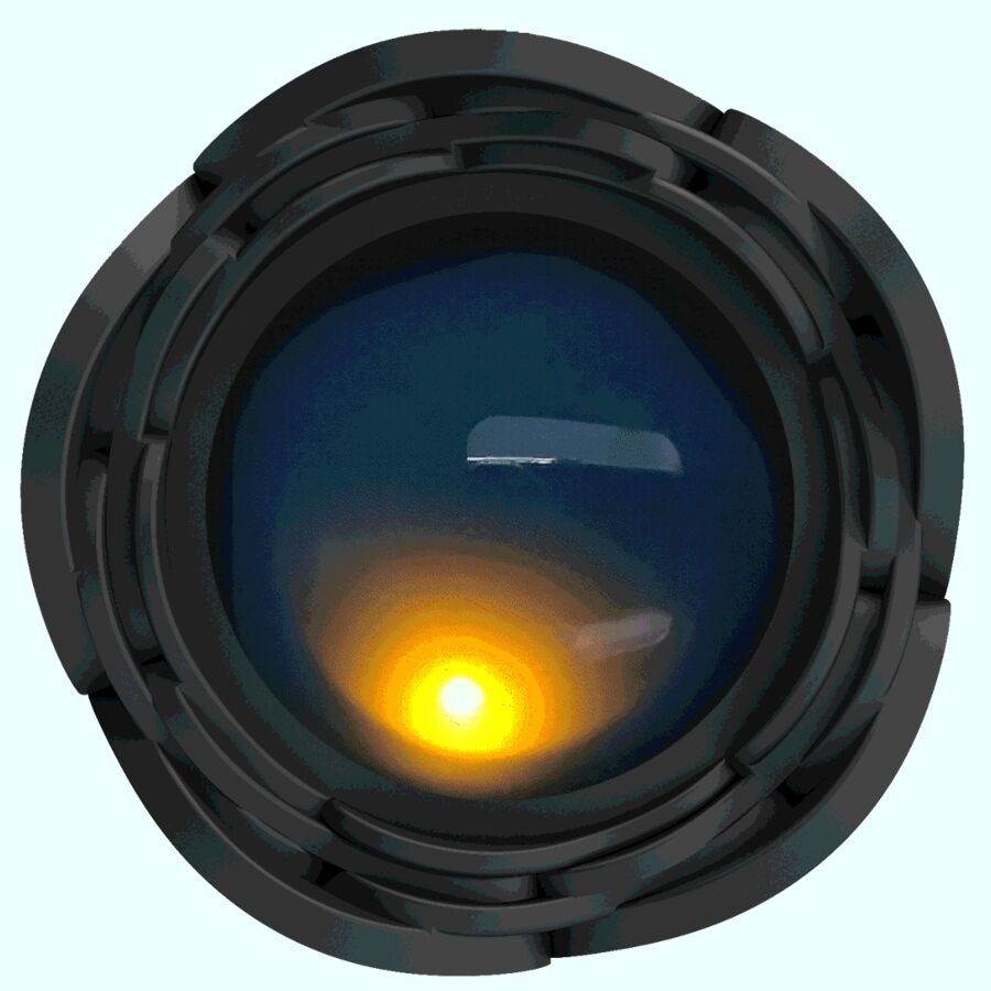 Plug Anal Vibrant Tarion LED Noir 12,5 cm - Pretty Love