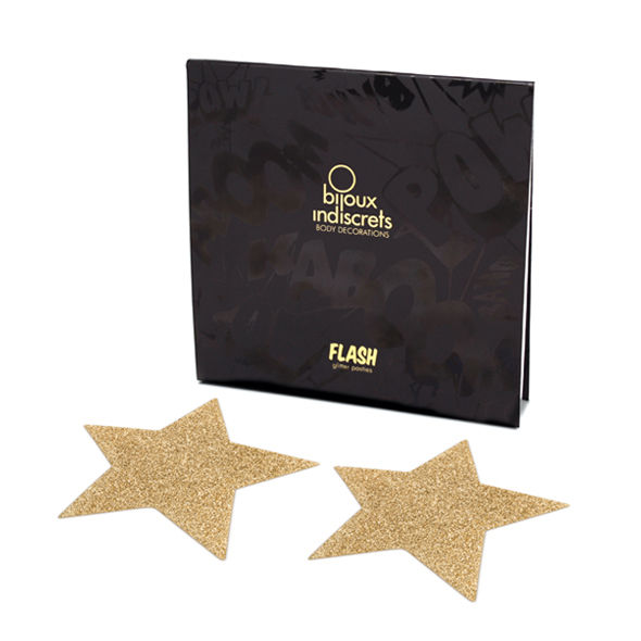 Bijoux Indiscrets – Nippies Étoile Or – Modèle Flash