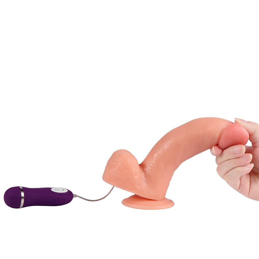 Gode Vibrant Adam Télécommandé 21 cm - SHEQU