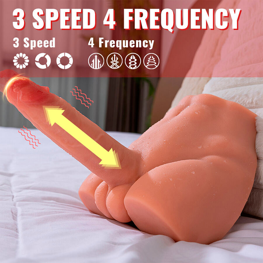 Masturbateur Peel Dildo Ass Poussée Automatique 17,5cm - Xise