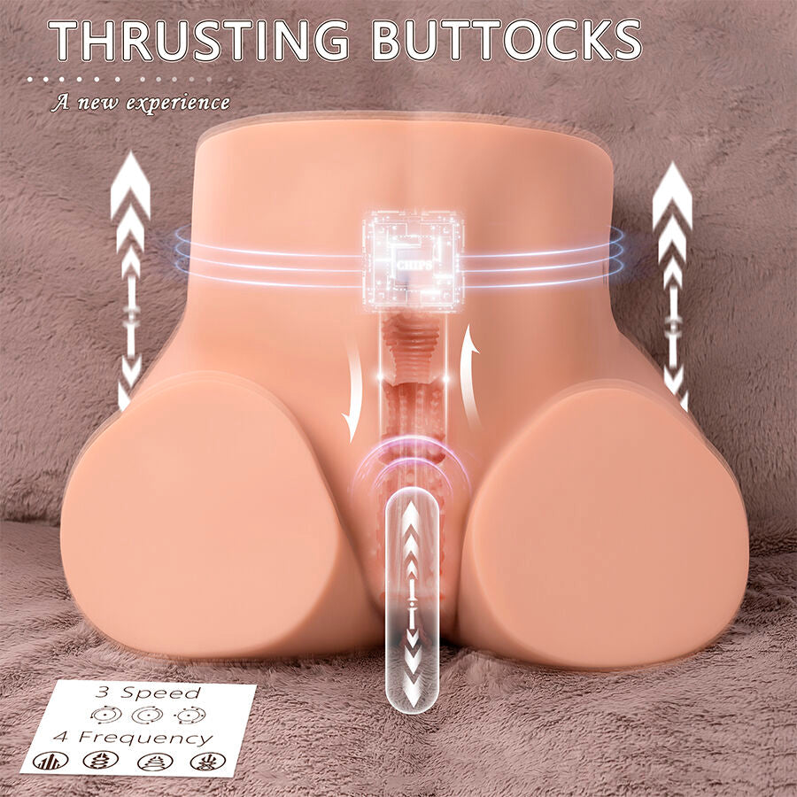 Masturbateur Réaliste Ethel Multi-Positions Vibrant - XISE