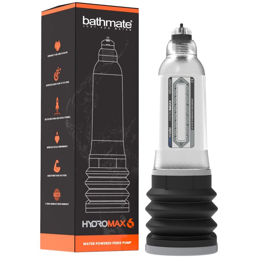 Bathmate - Pompe à pénis Hydromax6 - 15 cm maximum