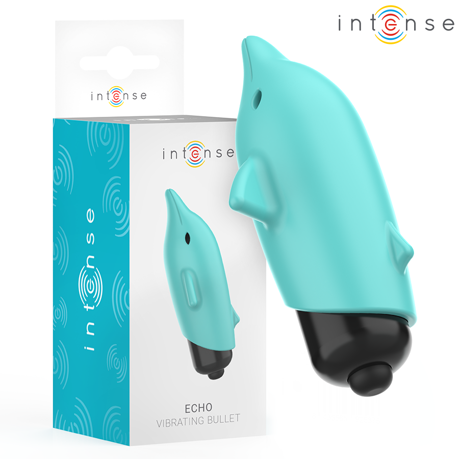 Stimulateur Clitoridien Intense Echo Dauphin Bleu - Intense